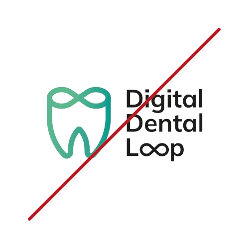 Digital Dental Loop: Ein Logo, das Zukunft und Präzision vereint 1 Digital Dental Loop Logo Variante1
