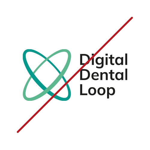 Digital Dental Loop: Ein Logo, das Zukunft und Präzision vereint 5 Digital Dental Loop Logo Variante5