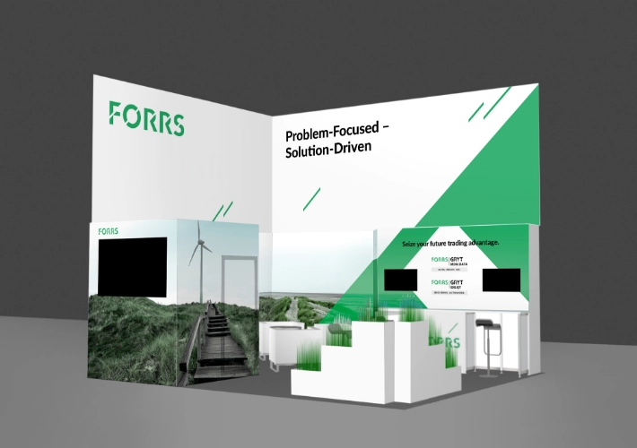 E-World 2024 Messestand Dünenlandschaft