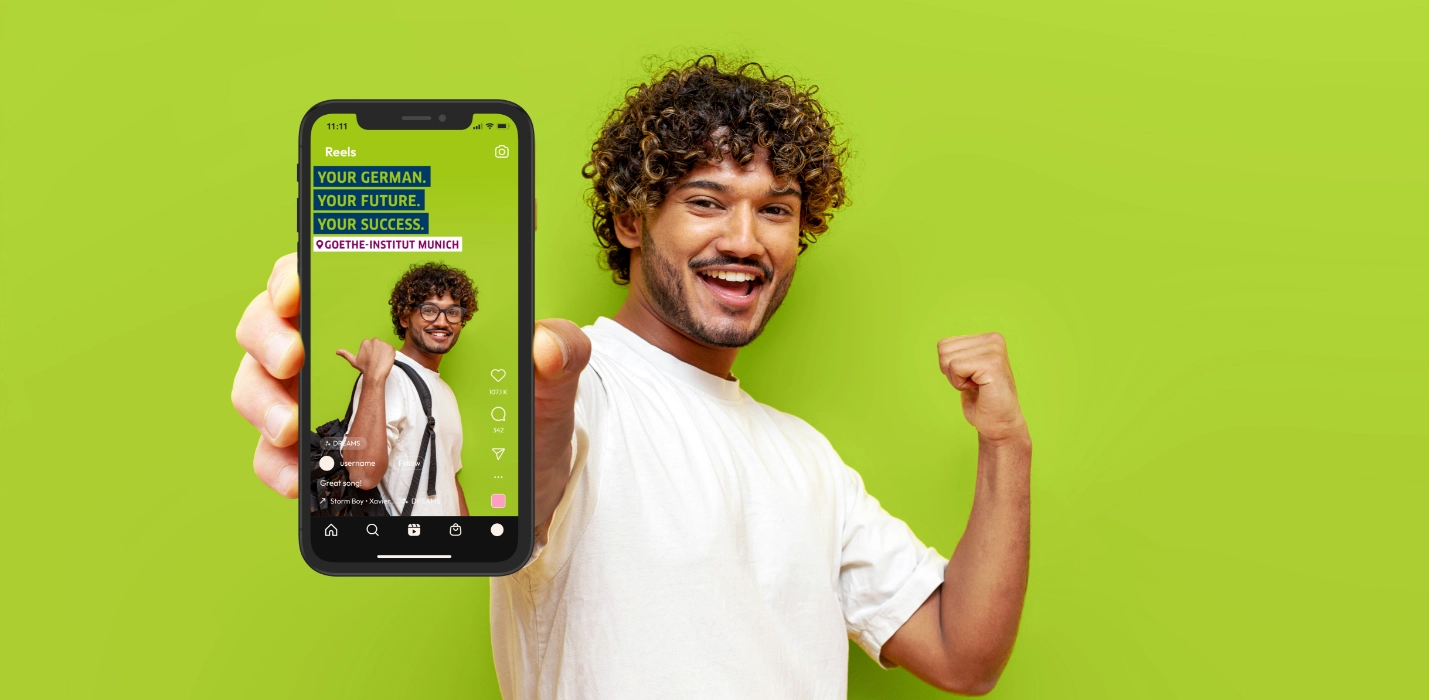 Goethe-Institut Traffic-Kampagne Motiv Your Future