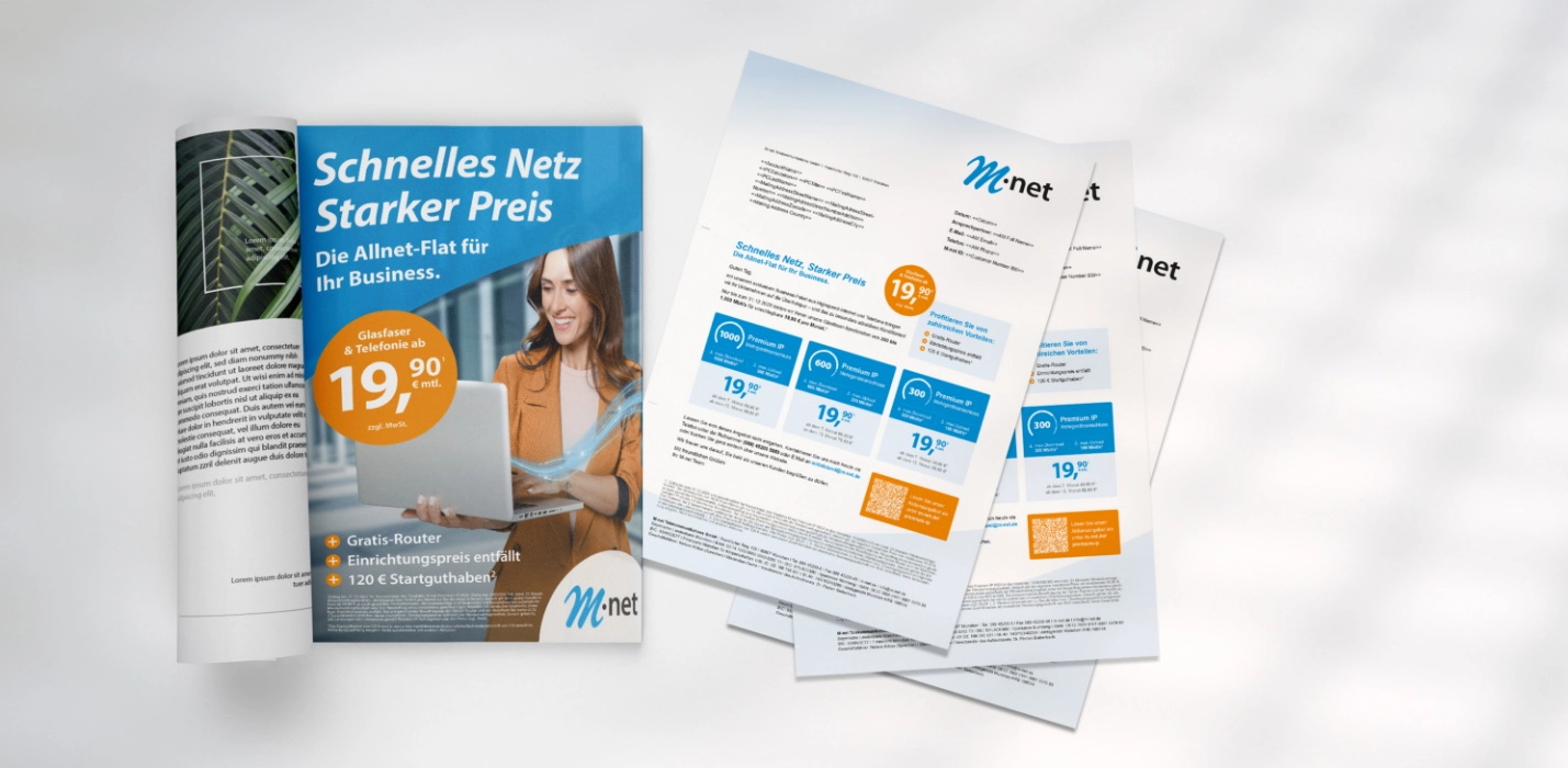 M-net PIP-Kampagne Prints