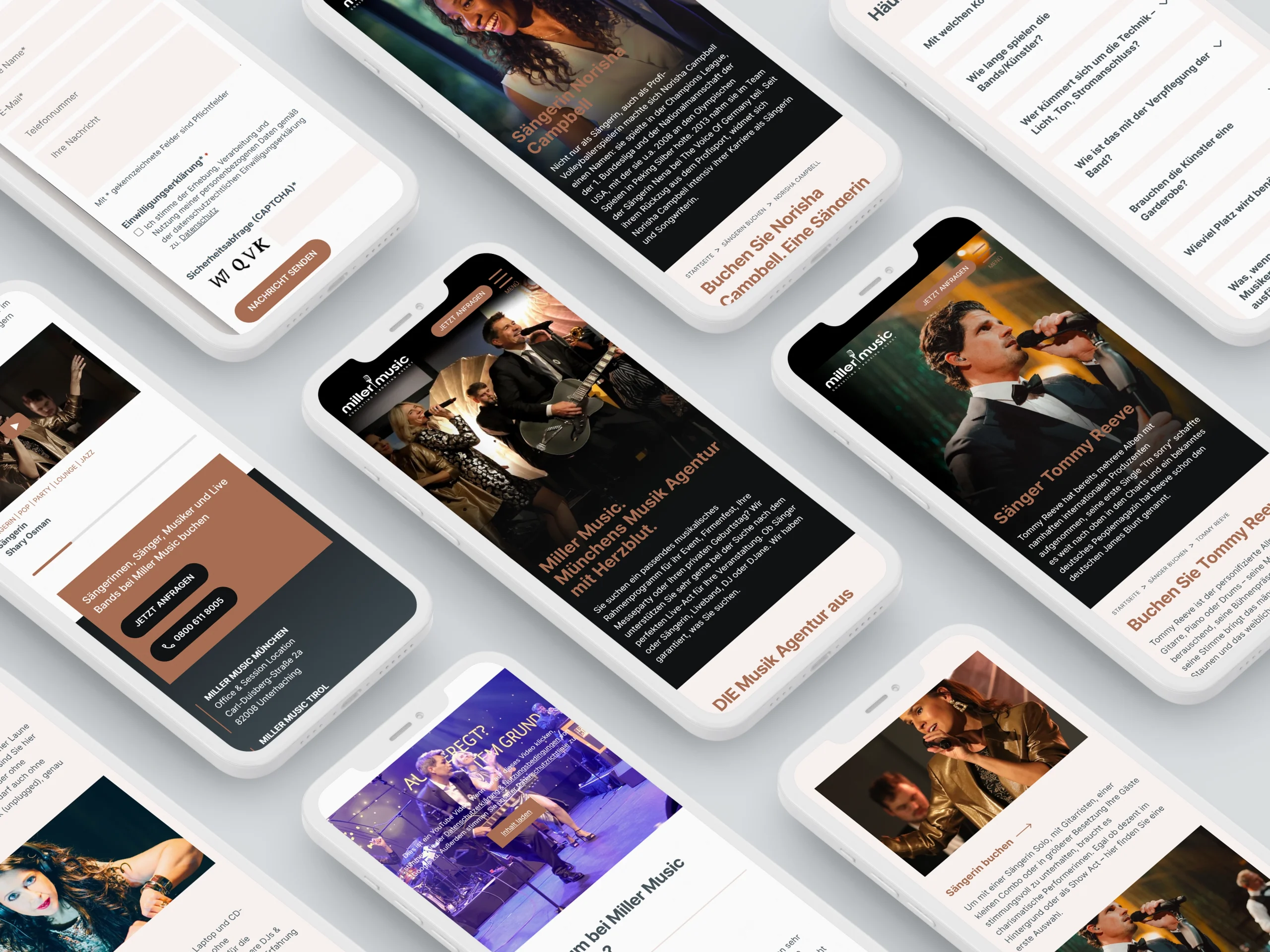 Miller Music Website Mobile