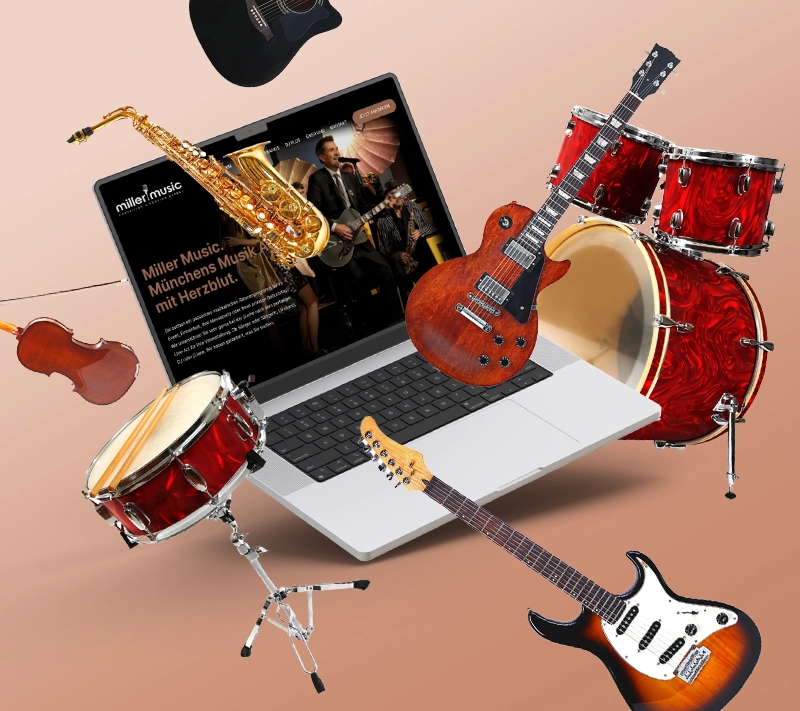 Miller Music Website Vorschaubild