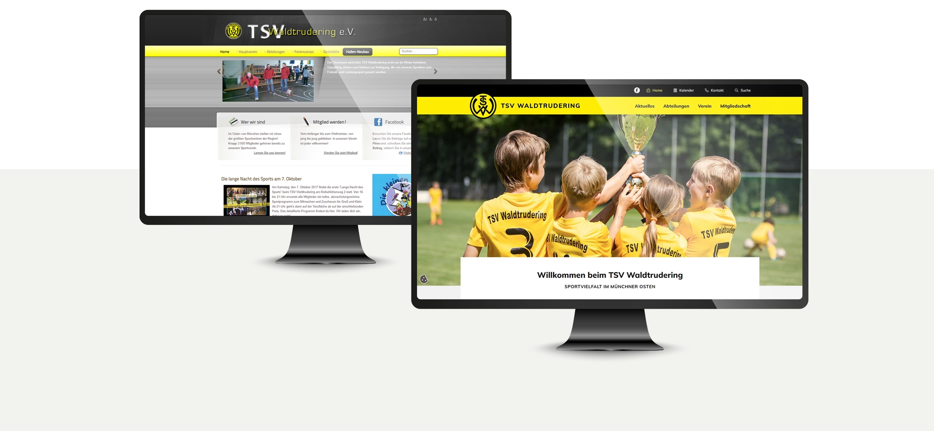 TSV Waldtrudering Webseite vorher nachher