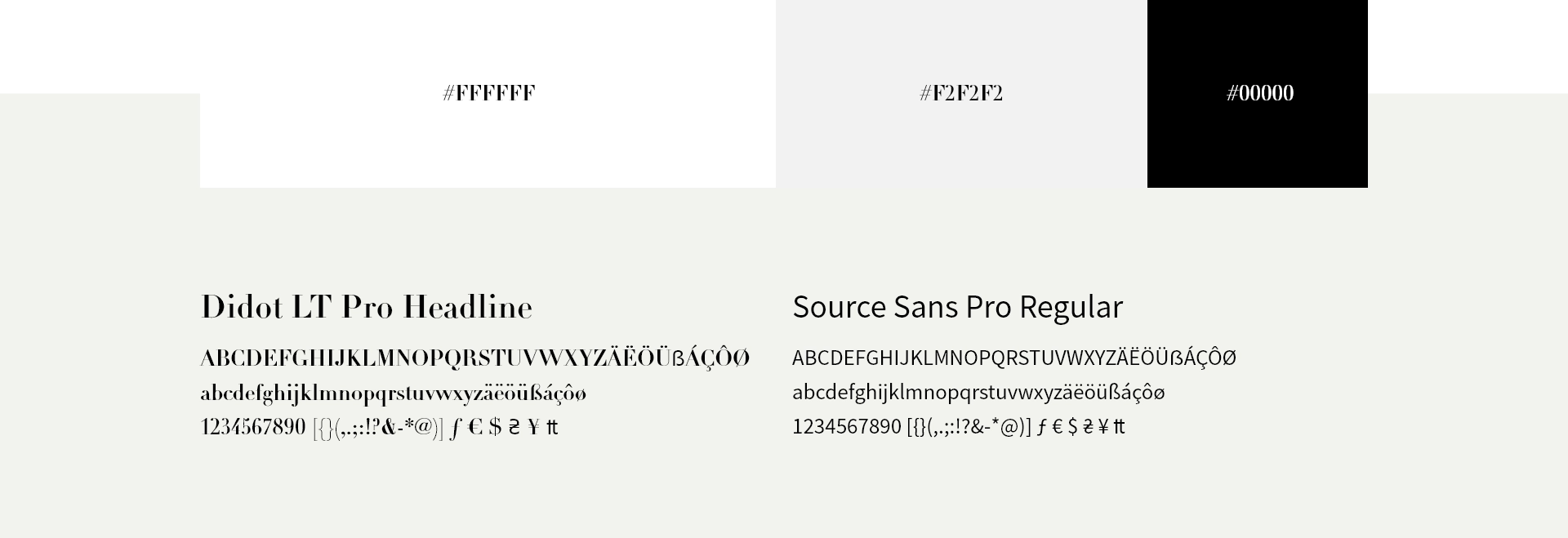 TWELVE Typografie Corporate Design