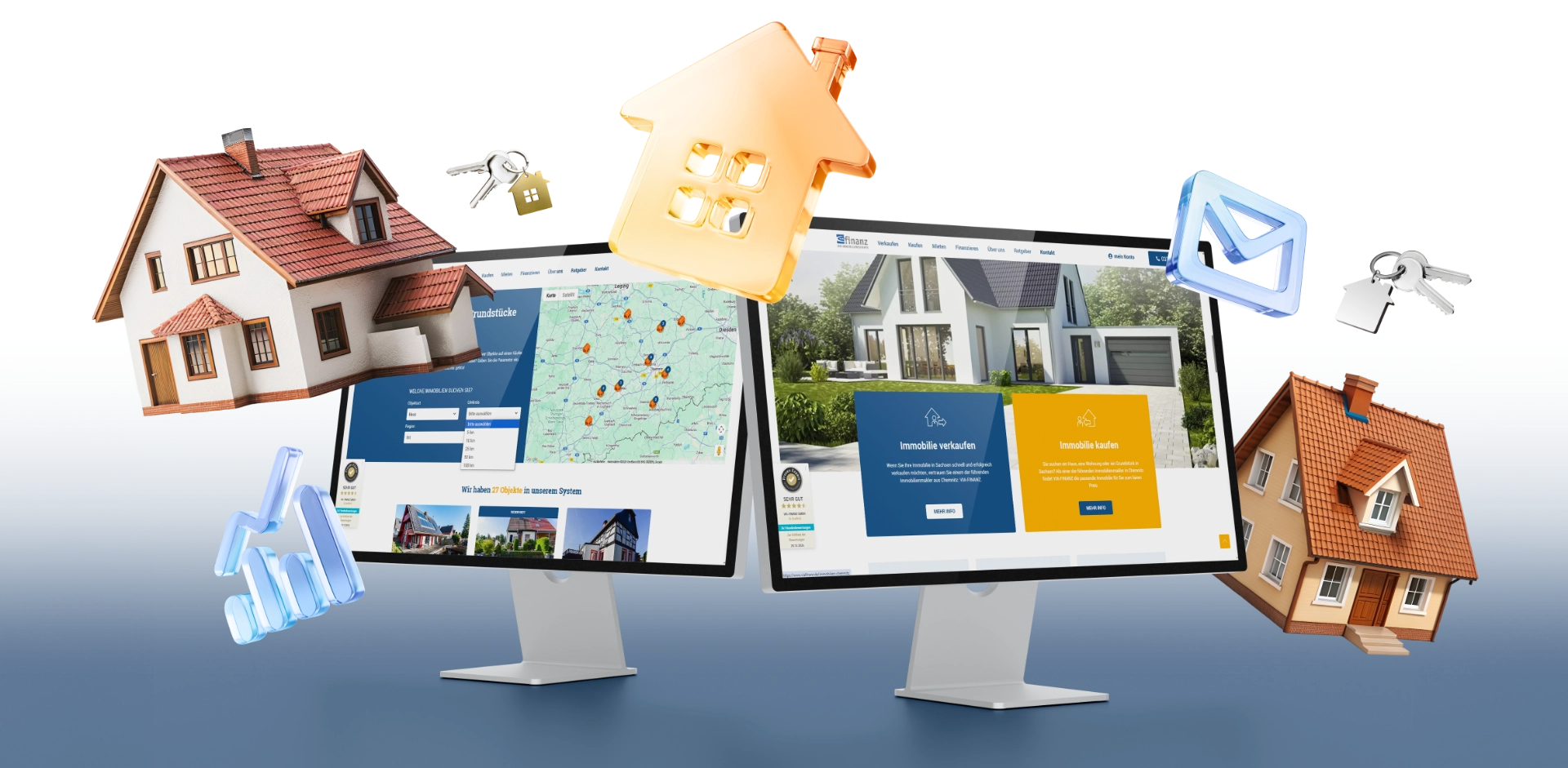 Via-Finanz Immobilien Startseite Objektsuche