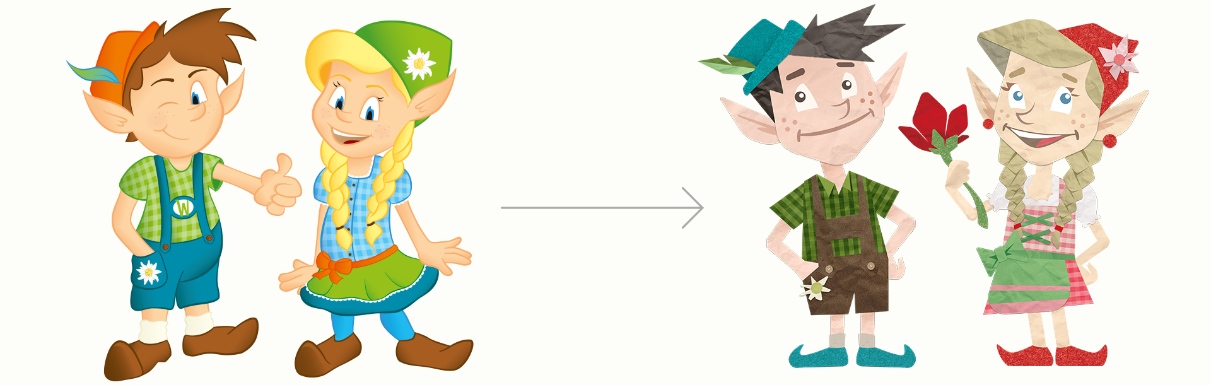 twin Werbeagentur Illustration & Animation Characterdesign Entwicklung und Redesign