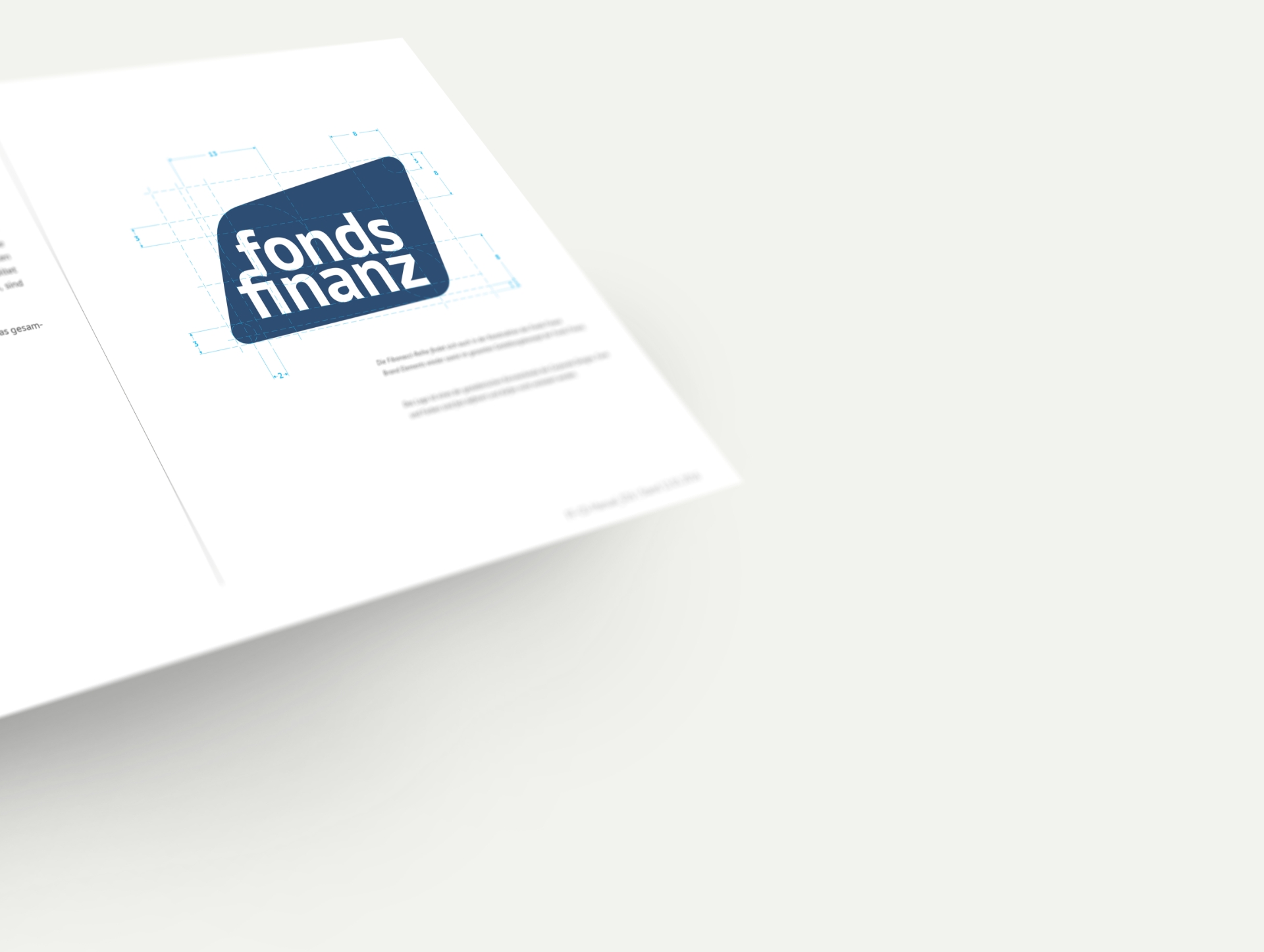 twin werbeagentur Logoentwicklung Broschüre der Fonds Finanz