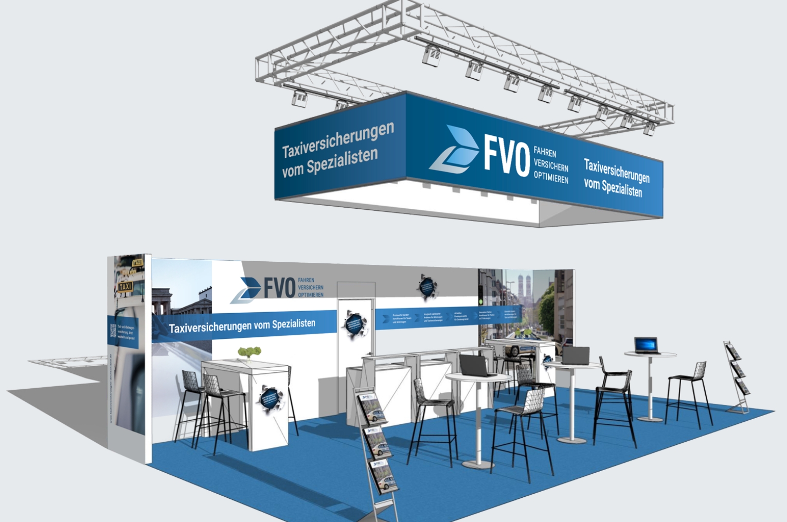 twin werbeagentur Referenz FVO - Messestand Eventdesign