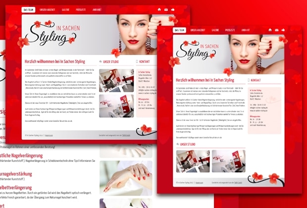 twin werbeagentur webseite styling